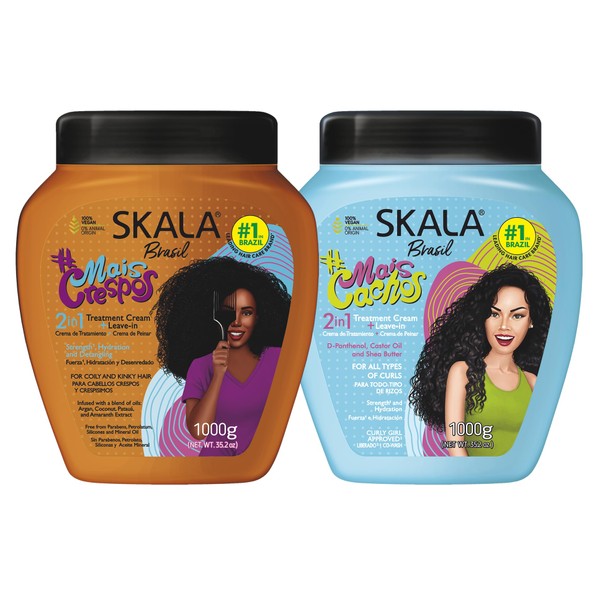 SKALA MaisCachos MaisCrespos Treatment Cream – Set of 2 –