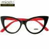 Miasto Eyewear (2 PAIRS) MIASTO "BIG CAT EYE" COMPUTER READING