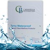 Casabella New Waterproof Terry Towel Matress Protector 12" Fitted Bed