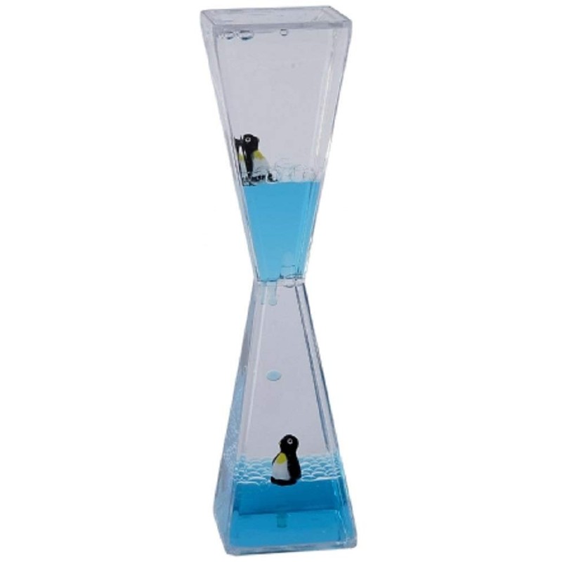 Ravensden Penguin Liquid Timer Desktop Toy 18cm