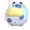Mini Hanging Neck Fan USB Rechargeable Bladeless Cartoon Cow Shape