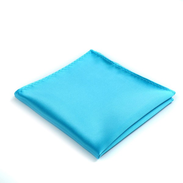 fortunatever - Corbata de satén sólido para hombre con pañuelo,