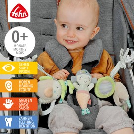 Fehn Pram Chain Baby Mobile Sea Children – Baby Mobile Chain with Cute Sea Creatures – Baby Toy for Flexible Hanging – Pram Toy for Babies and Toddlers from 0+ Months