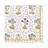Caspari Semis de Fleurs Paper Luncheon Napkins in Blue, 20
