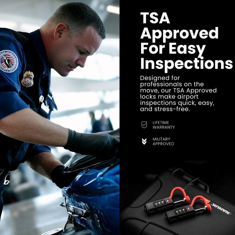 NANUK TSA Approved Lock – Durable, Secure Travel Case Lock