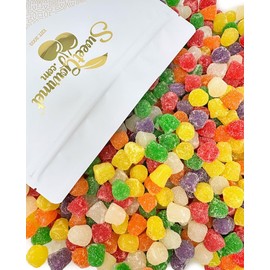SweetGourmet Spice Drops Candy, Old-Fashioned Gumdrops, 6 Flavors Jelly Candy, 4 Pounds Bag
