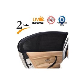 Ankanorm Oto Güneşlik Perde Araba Yan Cam Perdesi Güneş Önleyici Araç Içi Güneşliği Için Sinekliği Koruyucu Örtü Arka Koltuk Perdesi (2 ADET)