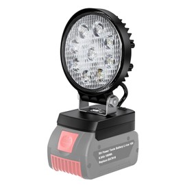 Bonadget LED Construction Spotlight, Lamp for Bosch 18 V System, Portable LED Work Spotlight with 2 Modes Brightness, Mini Floodlight Spotlight for Maintenance, Camping