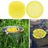 4Pcs Round Bee Feeder, Floating Butterfly Bee Watering Station, Outside