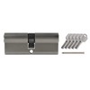 Profile Cylinder 90 mm 45/45 Single Locking Emergency and Danger