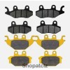 Unbranded Front Rear Brake Pads For Kawasaki Mule Pro KAF
