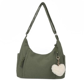 Mervokl Corduroy Tote Bag Women with Zipper Large Capacity Handbag with Adjustable Shoulder Strap Casual Crossbody Bag Ladies Cord Hobo Bag for Shopping School Work Travel University