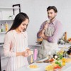 JagKul Cheese Grater Set with Container, 2 Stainless Steel Cutters,
