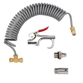 Air Duster Gun Truck Air Duster Tool, 3.5m Recoil Schlauch, 1/4 Zoll NPT Gewinde, 90psi Luftblaspistole, Reinigungspistole, komprimiertes geblasenes Staubpistolen-Set