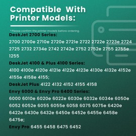 GREENBOX Remanufactured Ink Cartridge Replacement for HP 67 67XL for DeskJet 2732 2755 Envy 6052 6058 6075 DeskJet Plus 4152 4155 4158 Printer (2 Black 1 Tri-Color)