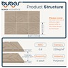 BUBOS Large Acoustic Panels, 6-Pack Soundproof Wall Panels Thickened 23.6