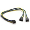 kenable PWM Fan Splitter Cable 4 Pin Plug to Twin