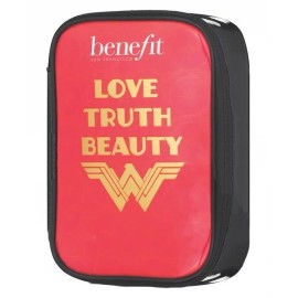 Benefit NEW Benefit Cosmetics W Wonder Woman Makeup Bag Case Love Truth Beauty