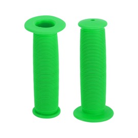 TUCKBOLD Bike Handlebar Grips Covers 110mm Long Lightweight | Bicycle End Grip Protector Green 1 Pair