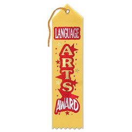 Language Arts Award Ribbon