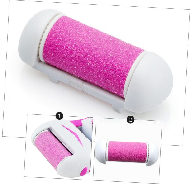 Mikinona 4pcs Replacement Rollers for Foot Callus Remove Tool Waterproof