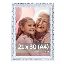 Victor Rubens Antique Picture Frame - Rail: 30 x 20 mm - real glass - baroque style - antique frame - rail: 30 x 20 mm - real glass - in various sizes and colours.