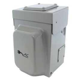 AC WORKS Super Durable Industrial Grade Locking Power Input Inlet (L14-30 Metal Box)