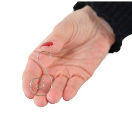 Adornos de árbol de Navidad, ganchos en forma de S, elegantes perchas para decoración de fiestas, juego de 50