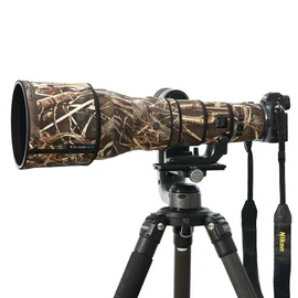 ROLANPRO Waterproof Lens Camouflage Coat for Nikon Z 800mm f6.3 VR S Rain Cover Lens Protective Sleeve Case Clothing-#9d Grass Waterproof