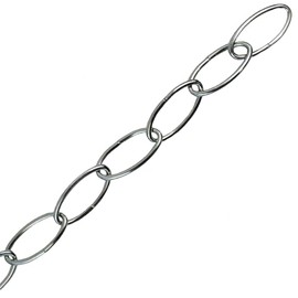 36 inches Long 11 Gauge Steel Chain Extension for Hanging Plants Strong Hold with S-hook for connection, Max Load of 40 Pounds (1 Pack, Chrome)