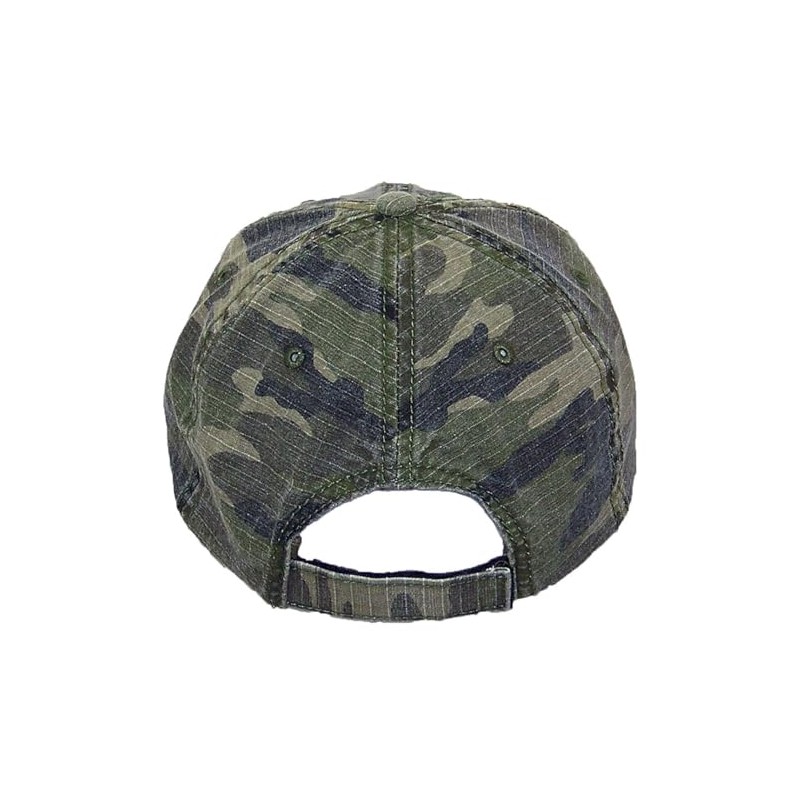 Mega Cap MG Unisex Unstructured Ripstop Camouflage, Camo, Size One