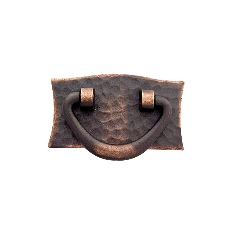 Stickley Dark Copper 3-1/4" W x 1-13/16" H, V-Drawer Pull