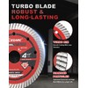 EZARC 4-1/2 inch Diamond Saw Blades for Angle Grinder, 3PCS