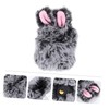 DOITOOL Rabbit Ear Plush Case for 1/2 Earphone Protective Cover