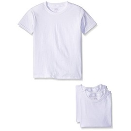 Fruit of the Loom Boys/Toddler 3Pack White Crew-Neck T-Shirts Kids Undershirts 2T3T