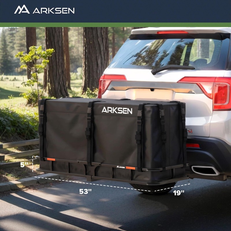 ARKSEN 53 x 19 x 5 Inch Hitch Mount Cargo