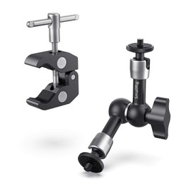 SmallRig 5.5 inches (14cm) Magic Arm Super Clamp Articulated Magic Arm Monitor Arm Crab Claw Clamp - KBUM2730B