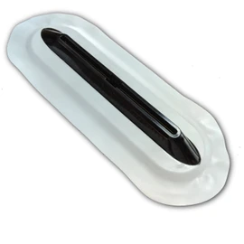 air7 Fin Box for Inflatable SUP, Stand up Paddleboards, Surfboards, Standard US Box for Replacement, Repair and All Board Upgrades, Printed Manual + Video Instructions How to fix! (Translucent Black)