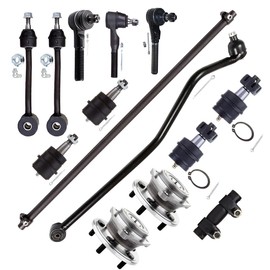 ASAPE Tie Rod End Sway Bar End Link Ball Joint 14PCS Front Suspension Kit Fit for 1997-1999 for Jeep TJ 1997-1999 for Jeep Wrangler