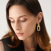 ARVALILS 14K Gold Convertible Link Huggie Earrings for Women |