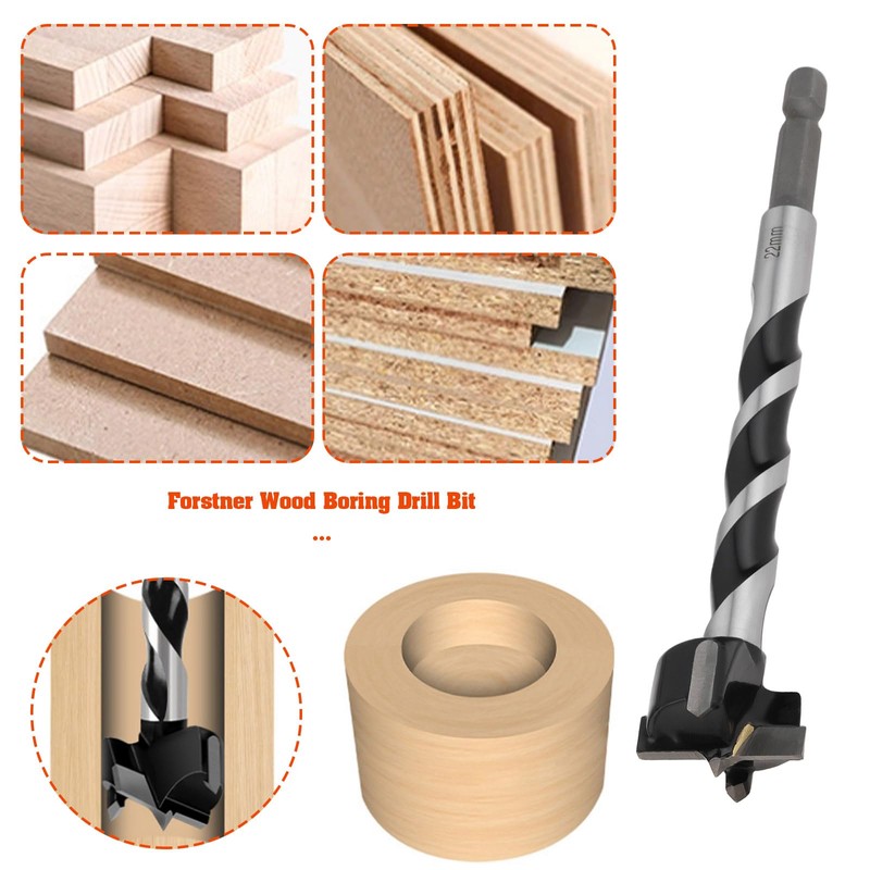 Briny River 22mm Forstner Wood Boring Drill Bit Hole Hinge