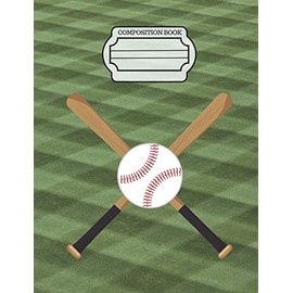 Baseball Player Bat Ball Composition Notebook: Dot Grid Journal, School Teachers, Students, 200 Dotted Pages (7.44" x 9.69")