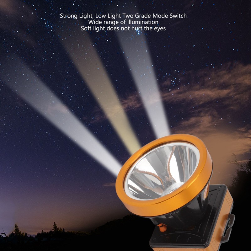 Head Lamp Waterproof Rechargeable 2 Modes LED Head Light for