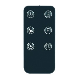 Allimity FR113XD Replaced Remote Control Fit for Mainstays WFP-22C Wall Mounted Electric Fireplace Heater