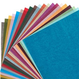 Paper Mart Assorted Colors Tissue Paper, Bulk Quantity of 400 Sheets, Colored Tissue Paper for Gift Bags and Crafts, 20 x 26 Inch Sheets