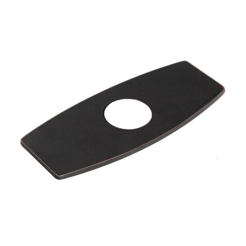 Wovier Faucet Plate,Oil Rubbed Bronze Sink Hole Cover Plate,6" Escutcheon