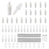FWXFW 220PCS Shutter Repair Pins -Shutter Window Staples Spring Loaded
