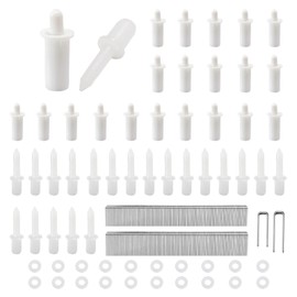 FWXFW 220PCS Shutter Repair Pins -Shutter Window Staples Spring Loaded Fasteners for Blind Slats ，Window Assembly Repair Tool