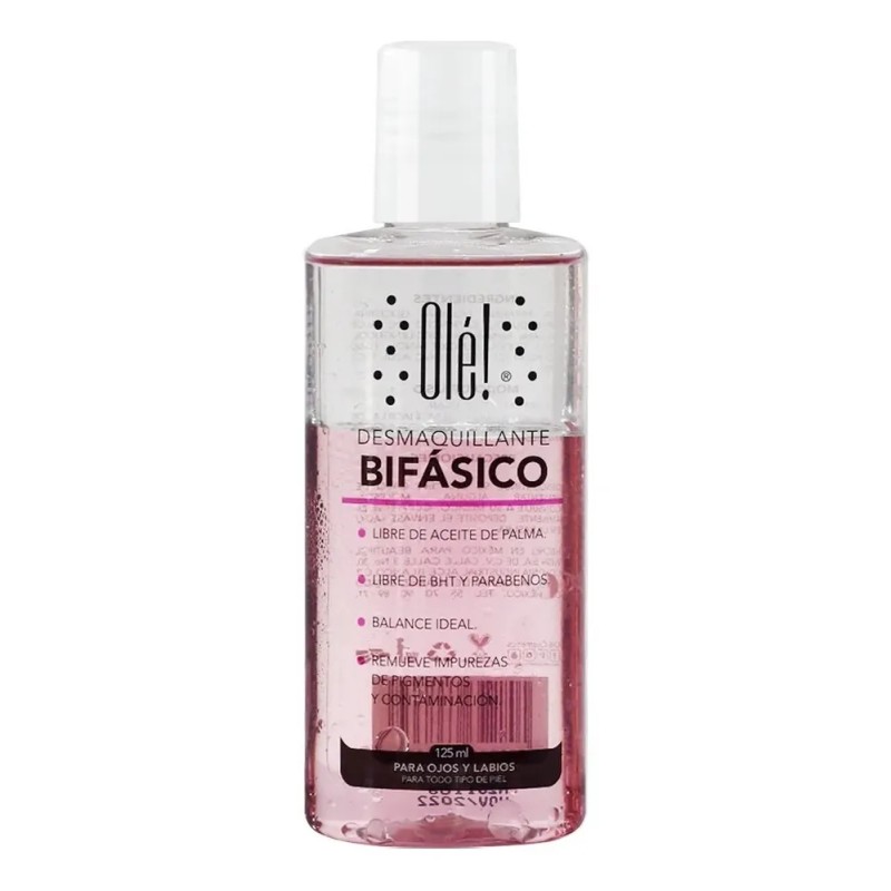 Olé! Desmaquillante Bifásico C/125 Ml P/ojos Y Labios