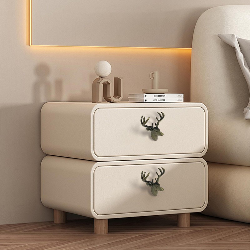 SGYUNQ Deer Cabinet Knobs, Animal Drawer Knobs for Dresser Drawers,
